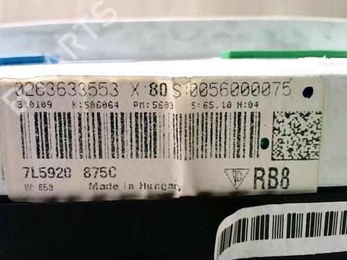 Instrument cluster PORSCHE CAYENNE (9PA) S 4.8 | BP31237659C47