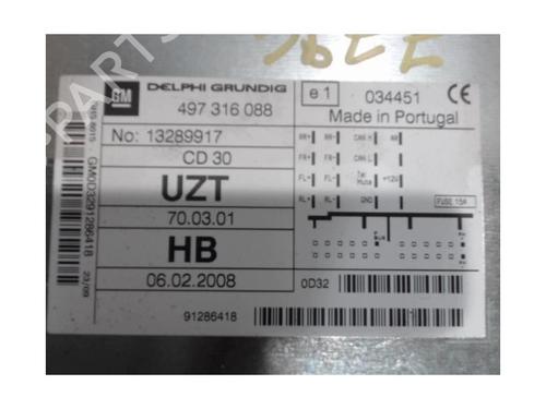 Radio OPEL CORSA D (S07) 1.3 CDTI (L08, L68) | BP25386749E6 