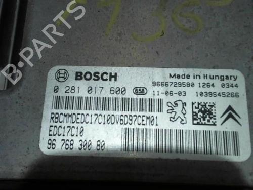Engine control unit (ECU) CITROËN DS3 (SA_) 1.6 HDi 90 | BP25388053M57