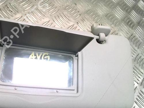Left sun visor RENAULT MEGANE III Hatchback (BZ0/1_, B3_) 1.5 dCi (BZ1G, BZ1W, BZ0R) | BP29622945I1 