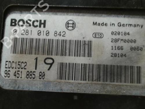 Control unit PEUGEOT 406 (8B) 1.9 TD | BP28721758M11 