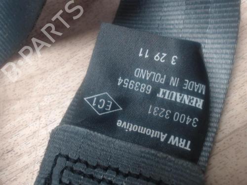 Rear left seatbelt RENAULT CLIO III (BR0/1, CR0/1) 1.5 dCi | BP31229786I29 
