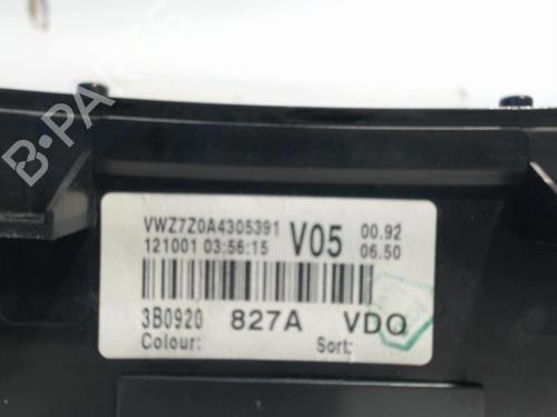 Instrument cluster VW PASSAT B5.5 (3B3) 1.9 TDI | BP25398405C47