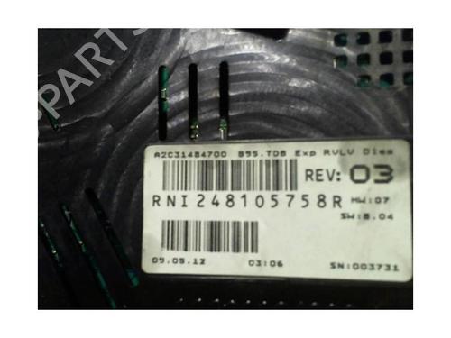 Instrument cluster RENAULT MEGANE III Hatchback (BZ0/1_, B3_) 1.5 dCi (BZ09, BZ0D, BZ1W, BZ29, BZ14) | BP25388000C47 
