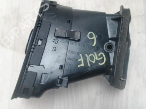 Used Air vent VW GOLF VI (5K1) 1.6 TDI (105 hp) 27864425
