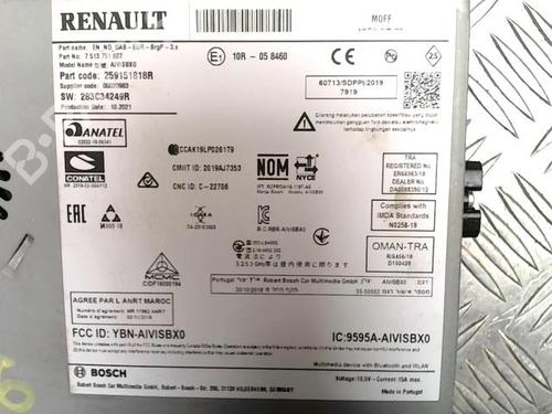 Radio RENAULT MEGANE IV Hatchback (B9A/M/N_) 1.5 Blue dCi 115 (B9A6) | BP25840995E6 - Image 2