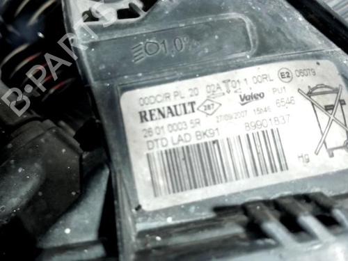 Right headlight RENAULT LAGUNA III (BT0/1) 2.0 dCi (BT01, BT08, BT09, BT0E, BT0K, BT12, BT1C, BT1D,... | BP25712350C29 