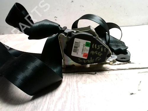 Used Rear left seatbelt DACIA SANDERO II 1.5 dCi 75 / Blue dCi 75 (B8JW, B8M4, B8AH, B8M7, B8M6) (75 hp) 25425692