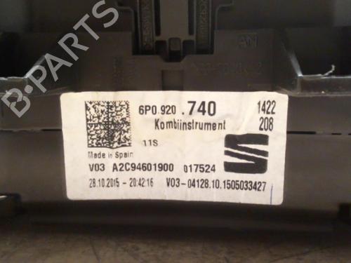 Kombinert Instrument SEAT IBIZA IV ST (6J8, 6P8) 1.2 TSI (90 hp) 29415513