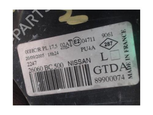 Left headlight NISSAN MICRA III (K12) 1.2 16V | BP25386525C28 