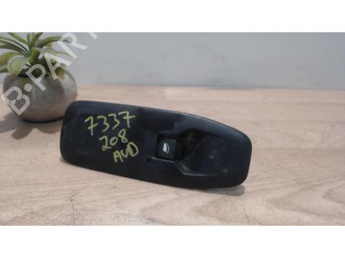 Used Right front window switch PEUGEOT 208 I (CA_, CC_) 1.2 VTI 82 (82 hp) 25412683