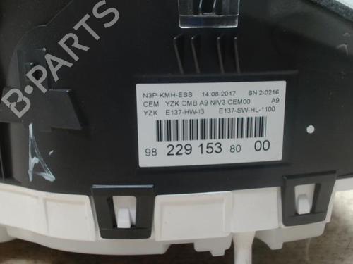 Instrument cluster PEUGEOT 208 I (CA_, CC_) 1.2 THP 110 | BP28001359C47