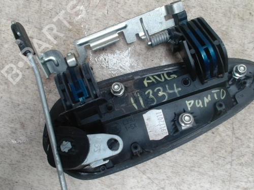 Used Front left exterior door handle FIAT PUNTO EVO (199_) 1.3 D Multijet (199AXC1A, 199BXC1A, 199AXT1A, 199BXT1A) (75 hp) 31225518