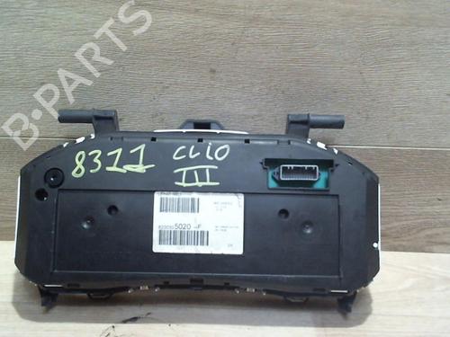 Kombinert Instrument RENAULT CLIO III (BR0/1, CR0/1) 1.5 dCi (BR17, CR17) (86 hp) 25384581