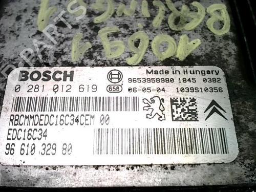 Centralina do motor Centralina do motor CITROËN BERLINGO / BERLINGO FIRST MPV (MF_, GJK_, GFK_) 1.6 HDI 90 (MF9HX) (90 hp) 34417161 34417161