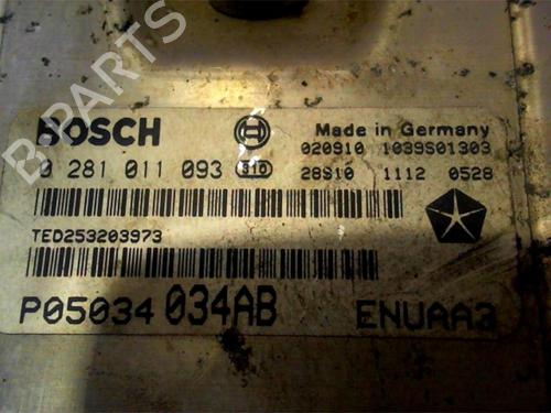 Engine control unit (ECU) CHRYSLER PT CRUISER (PT_) 2.2 CRD | BP25391152M57 