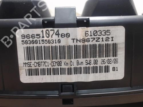 Used Instrument cluster PEUGEOT 308 I (4A_, 4C_) 1.6 HDi (90 hp) 25412576