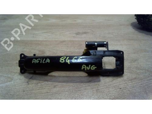Used Front left exterior door handle OPEL AGILA B (H08) 1.0 (F68) (65 hp) 25386080
