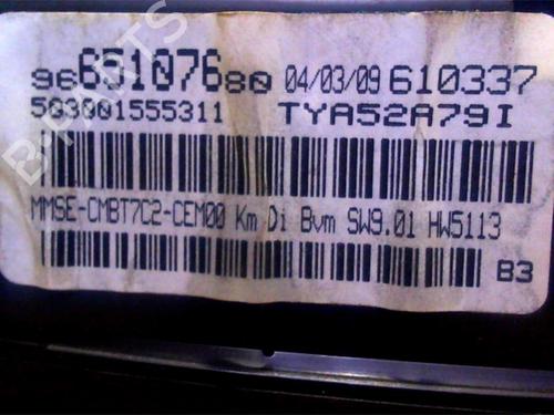 Instrument cluster PEUGEOT 308 I (4A_, 4C_) 1.6 HDi | BP25391431C47 