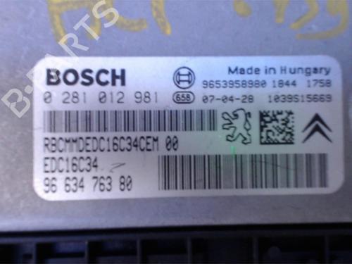 Engine control unit (ECU) CITROËN C4 Grand Picasso I (UA_) 1.6 HDi | BP25395573M57 