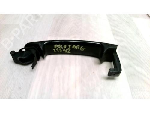 Used Rear left exterior door handle VW POLO V (6R1, 6C1) 1.6 TDI (90 hp) 25423285
