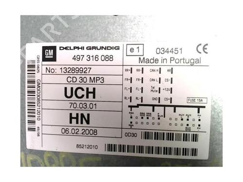 Radio OPEL CORSA D (S07) 1.3 CDTI (L08, L68) | BP25418626E6 