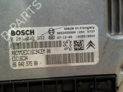 Used Engine control unit (ECU) PEUGEOT 308 I (4A_, 4C_) 1.6 HDi (90 hp) 31219607