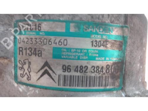 AC compressor PEUGEOT 407 (6D_) 1.6 HDi 110 (6D9HZC, 6D9HYC) | BP25385818M34 