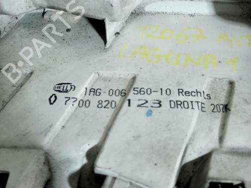 Right headlight RENAULT LAGUNA I (B56_, 556_) 1.8 | BP25712352C29 