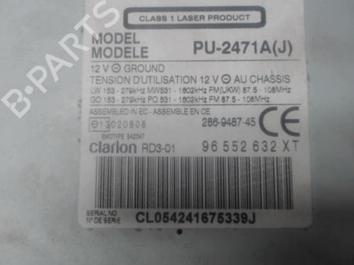 Radio PEUGEOT 206 Hatchback (2A/C) 1.4 i | BP31239147E6