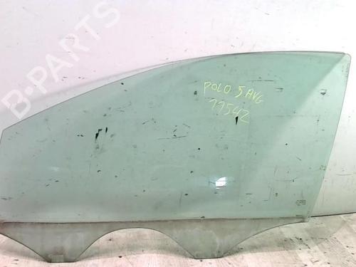 Used Front left door window VW POLO V (6R1, 6C1) 1.6 TDI (90 hp) 25427043