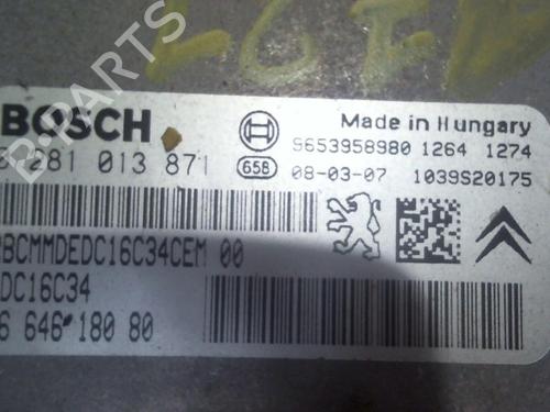 Used Engine control unit (ECU) PEUGEOT 308 I (4A_, 4C_) 1.6 HDi (90 hp) 31220086