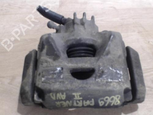 Used Right front brake caliper PEUGEOT PARTNER Box Body/MPV 1.6 HDi / BlueHDi 75 (75 hp) 25408962