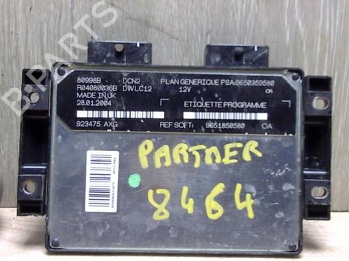 Used Engine control unit (ECU) PEUGEOT PARTNER Box Body/MPV (5_, G_) 1.9 D (69 hp) 31220186