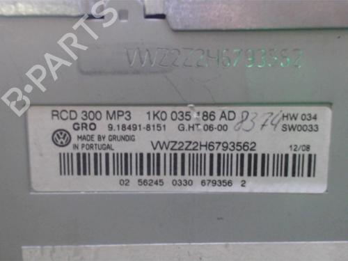 Bilradio VW GOLF V (1K1) 1.9 TDI | BP25396035E6 