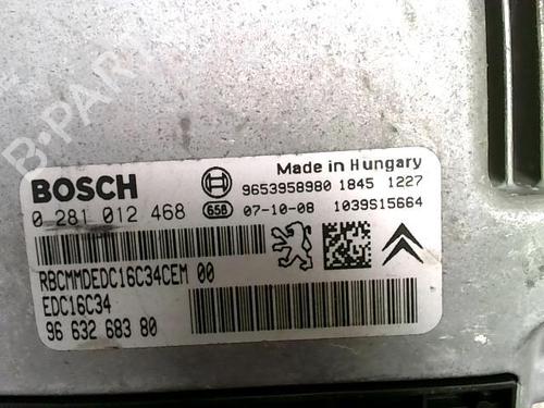 Used Engine control unit (ECU) CITROËN XSARA PICASSO (N68) 1.6 HDi (90 hp) 28014274