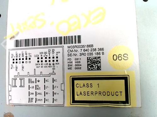 Autoradio SEAT EXEO ST (3R5) 2.0 TDI (120 hp) 31220699