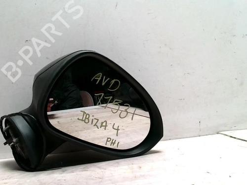 Used Right mirror SEAT IBIZA IV (6J5, 6P1) 1.6 TDI (90 hp) 27498629
