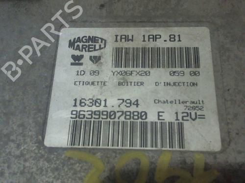 Used Engine control unit (ECU) PEUGEOT 206 Hatchback (2A/C) 1.4 i (75 hp) 25388951
