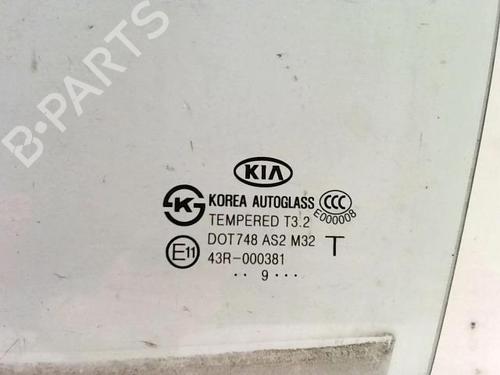 Used Front left door window KIA SOUL I (AM) 1.6 CRDi 115 (115 hp) 31226702
