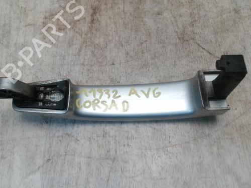 Used Front left exterior door handle OPEL CORSA D (S07) 1.3 CDTI (L08, L68) (75 hp) 27628312