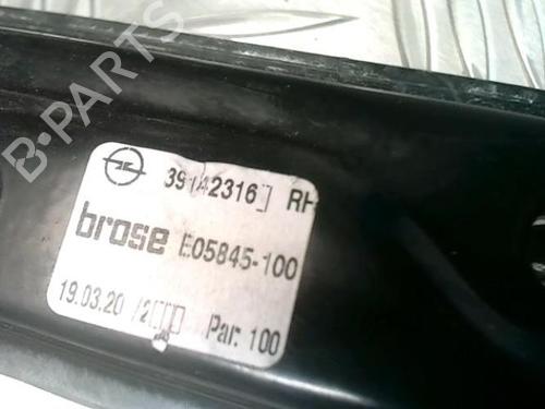 Front right window mechanism OPEL ASTRA K (B16) 1.2 Turbo (68) | BP26382574C23 