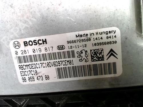 Control unit PEUGEOT 208 I (CA_, CC_) 1.6 HDi | BP28182364M11 