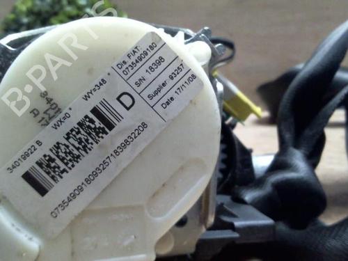Front right seatbelt FIAT BRAVO II (198_) 1.6 D Multijet (198AXH1B) | BP25410233I25 