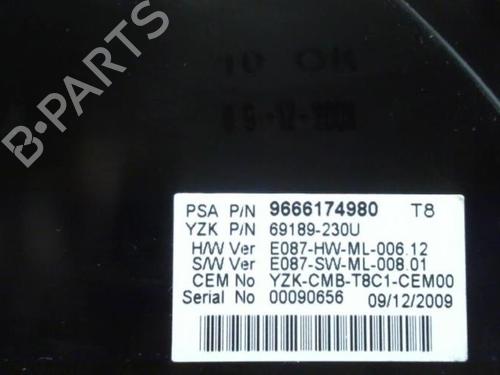 Instrument cluster PEUGEOT 5008 (0U_, 0E_) 1.6 HDi | BP25415984C47 