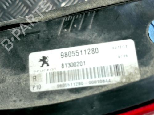 Right tailgate light PEUGEOT 3008 I MPV (0U_) 1.6 HDi | BP31228306C80