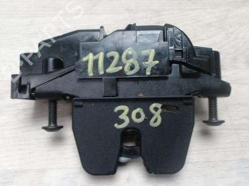 Used Tailgate lock PEUGEOT 308 I (4A_, 4C_) 1.6 HDi (109 hp) 27928980