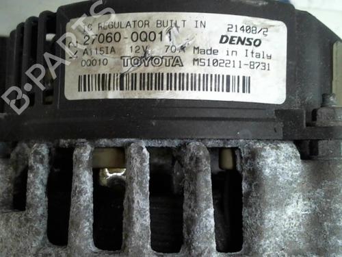 Alternator PEUGEOT 107 (PM_, PN_) 1.0 | BP25401214M7 