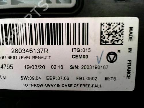 Display RENAULT CLIO V (B7_) 1.5 Blue dCi 85 (B7AG) | BP31230015C48 