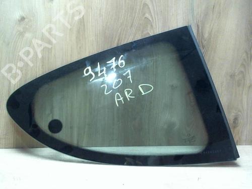 Panel rude bagtil højre PEUGEOT 207 (WA_, WC_) 1.4 HDi (68 hp) 31234521